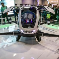 Ehang 184 drone for personal transport, no need for pilot Ehang 184 drone for personal transport, no need for pilot