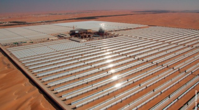 Morocco concentrated solar power plant