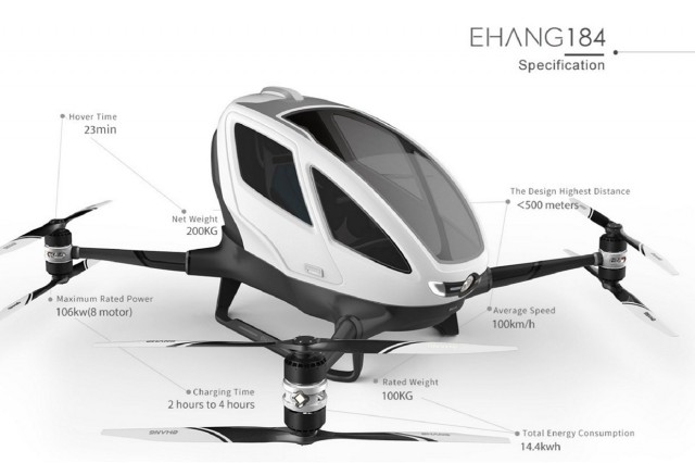 Ehang 184 drone